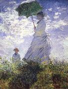 Claude Monet A woman with a parasol